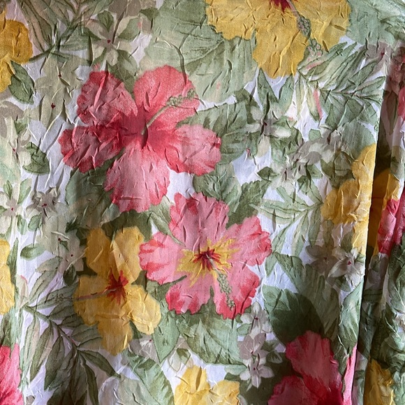 NWOT CATHY DANIELS LIGHTWEIGHT FLORAL PRINT BLOUSE SZ 2X - Picture 8 of 8